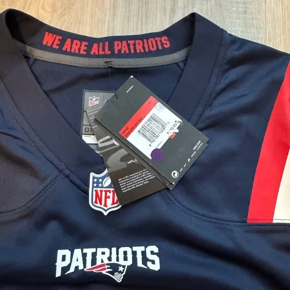 Nike Navy Patriots Mac Jones Jersey